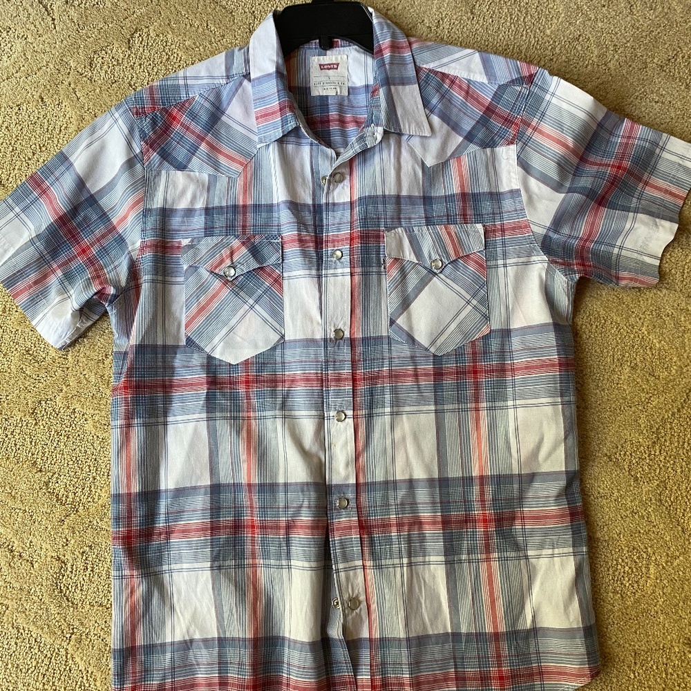 🔥 LEVI’S MENS SHIRT SIZE L